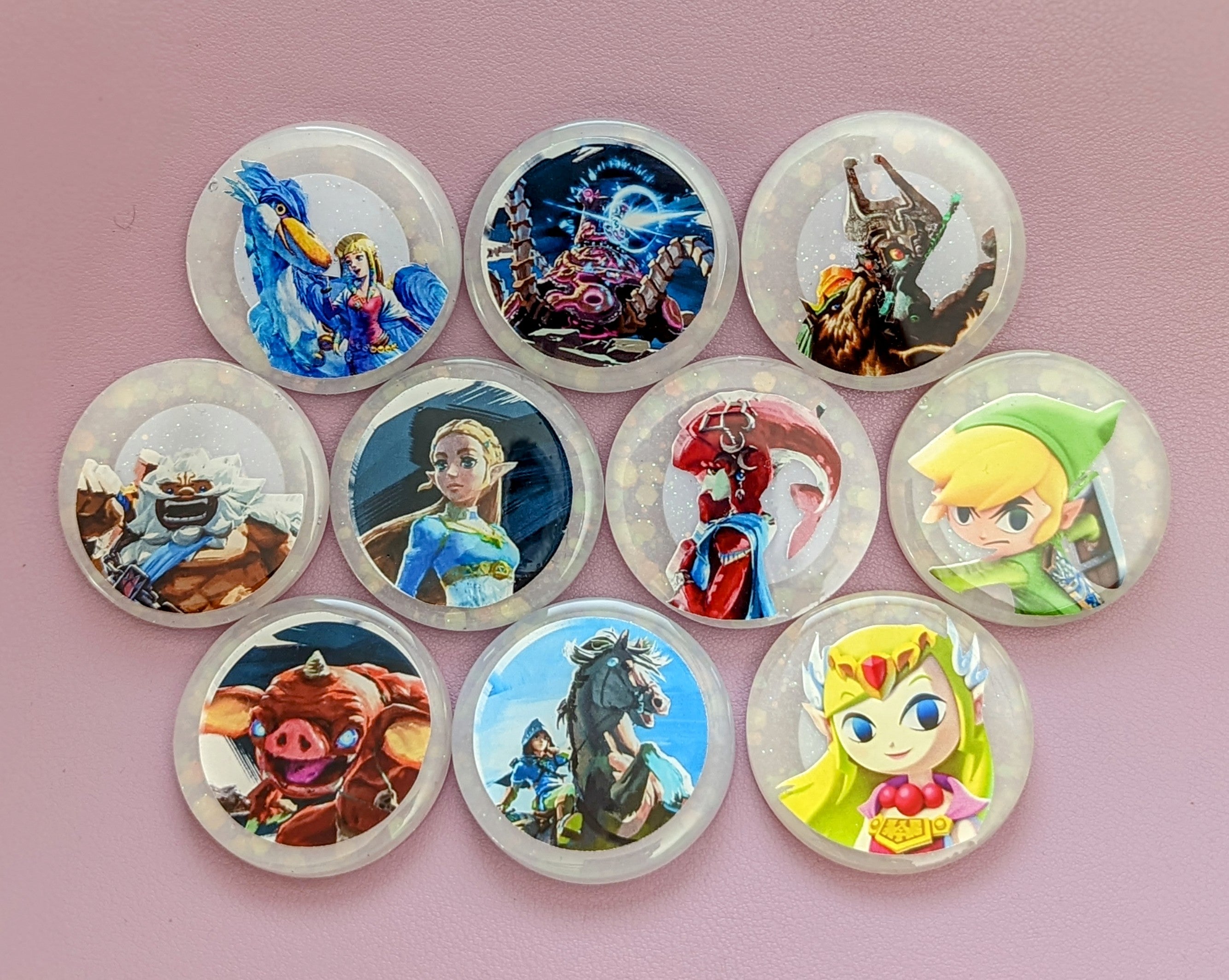 Legend of Zelda all series Customizable Resin Amiibo Coins